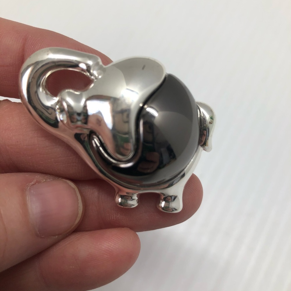 Whimsical elephant brooch # 303